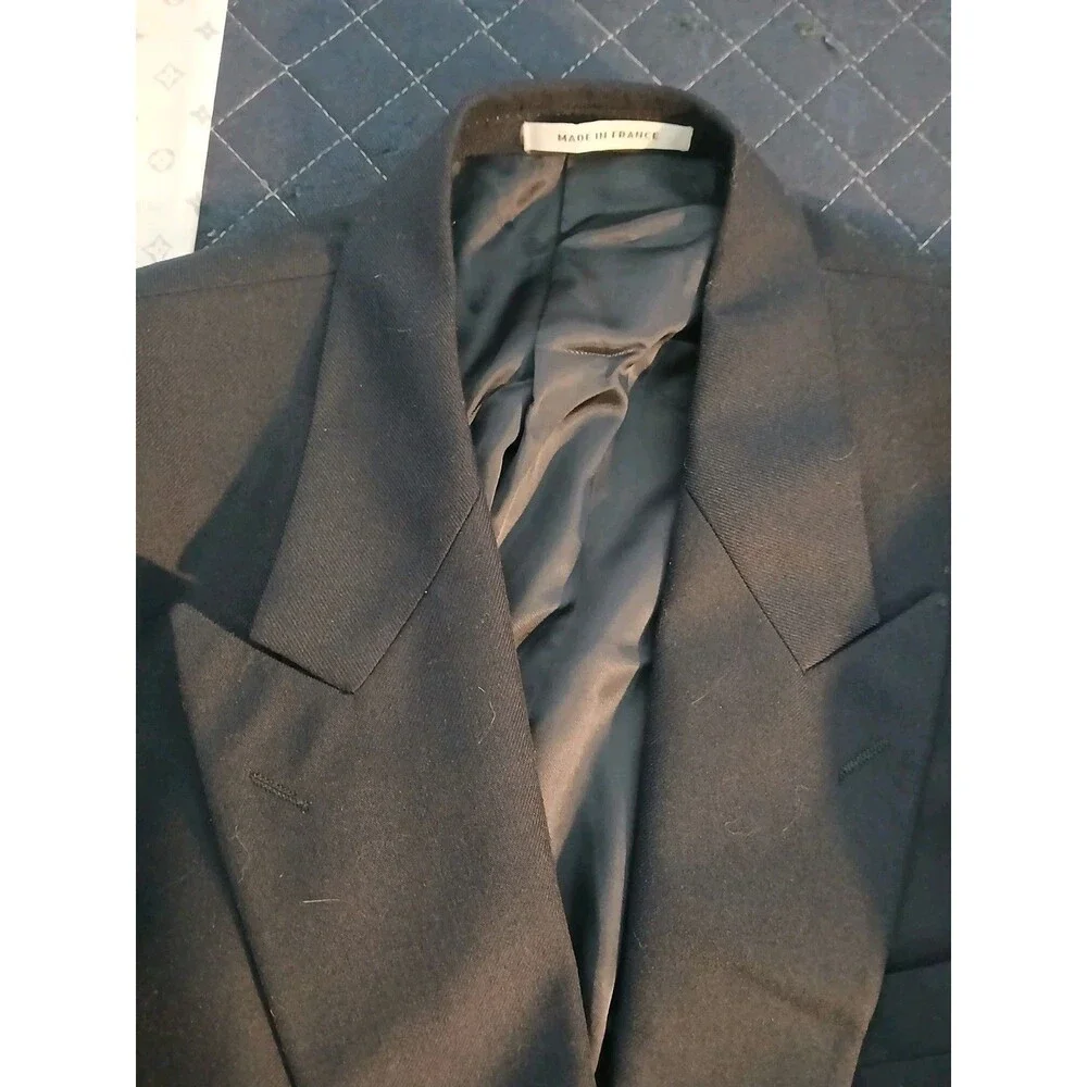 VTG 90s Yves Saint Laurent Men's Charcoal Blazer 40R